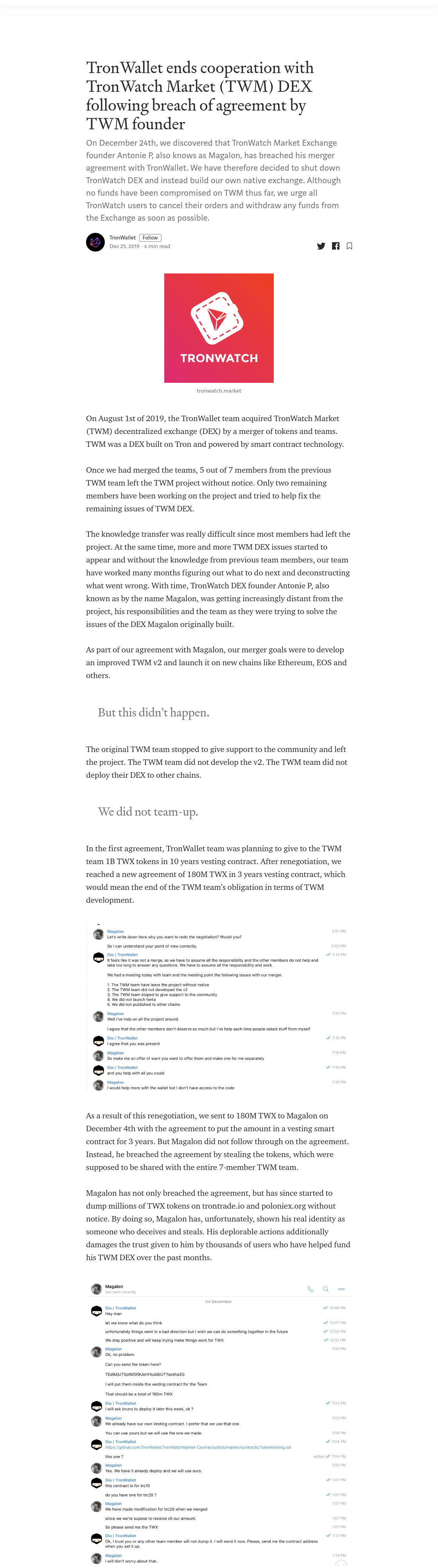 Tronwatch Market - Antoine Magalon Portaria involvement (part 1)
